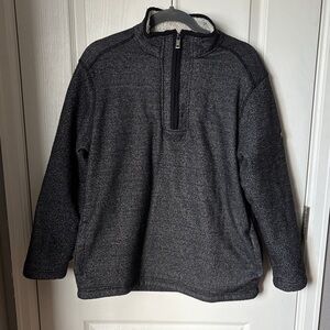Orvis Men's Dark Gray Zip-Up Sweater